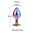 X-CITE GEM RAINBOW METAL PLUG MED